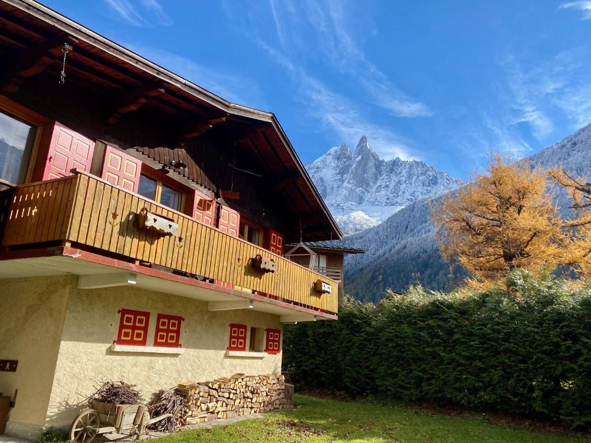 Chalet Baraka Vue Montblanc Chamonix Exteriör bild