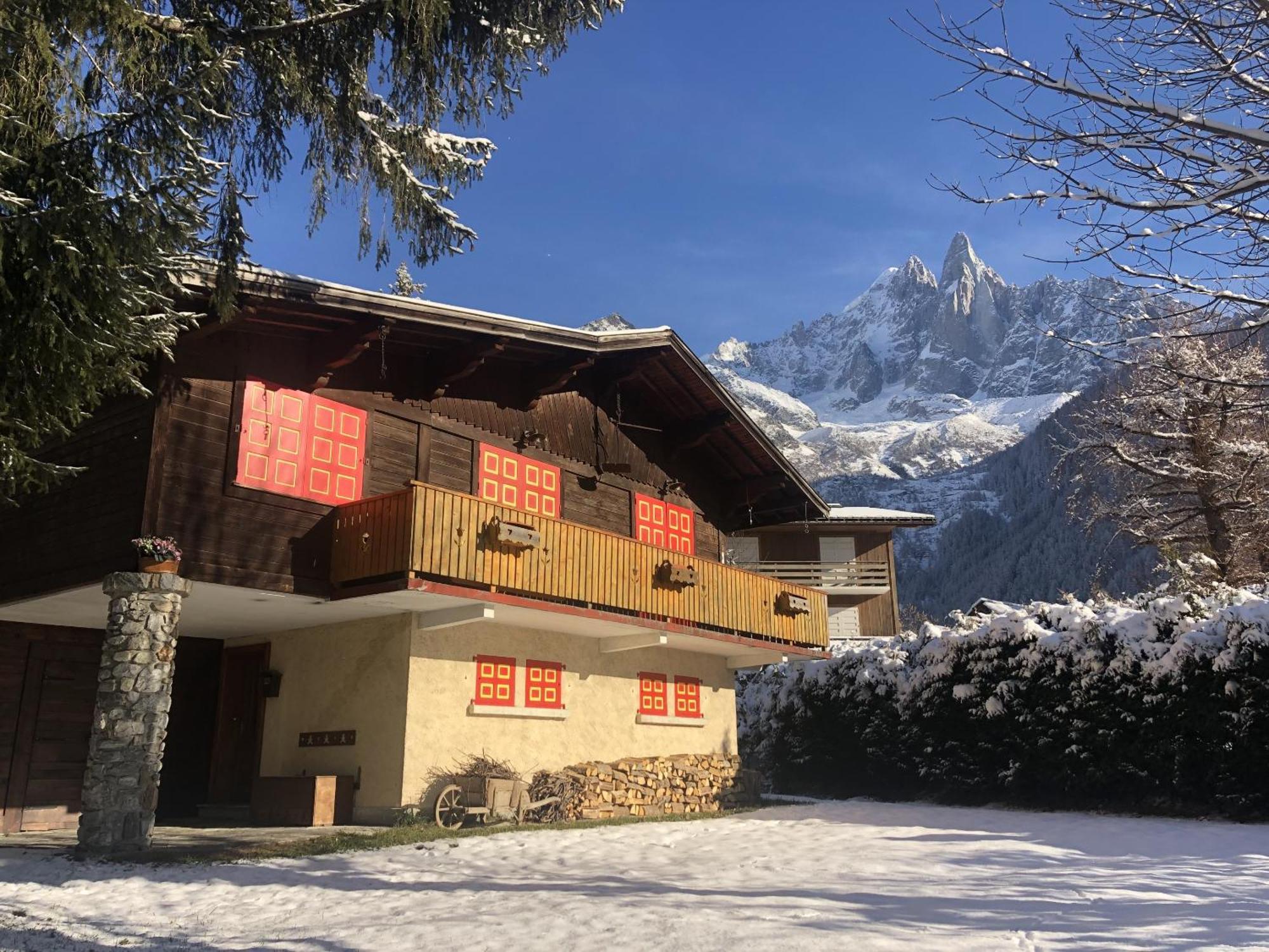 Chalet Baraka Vue Montblanc Chamonix Exteriör bild